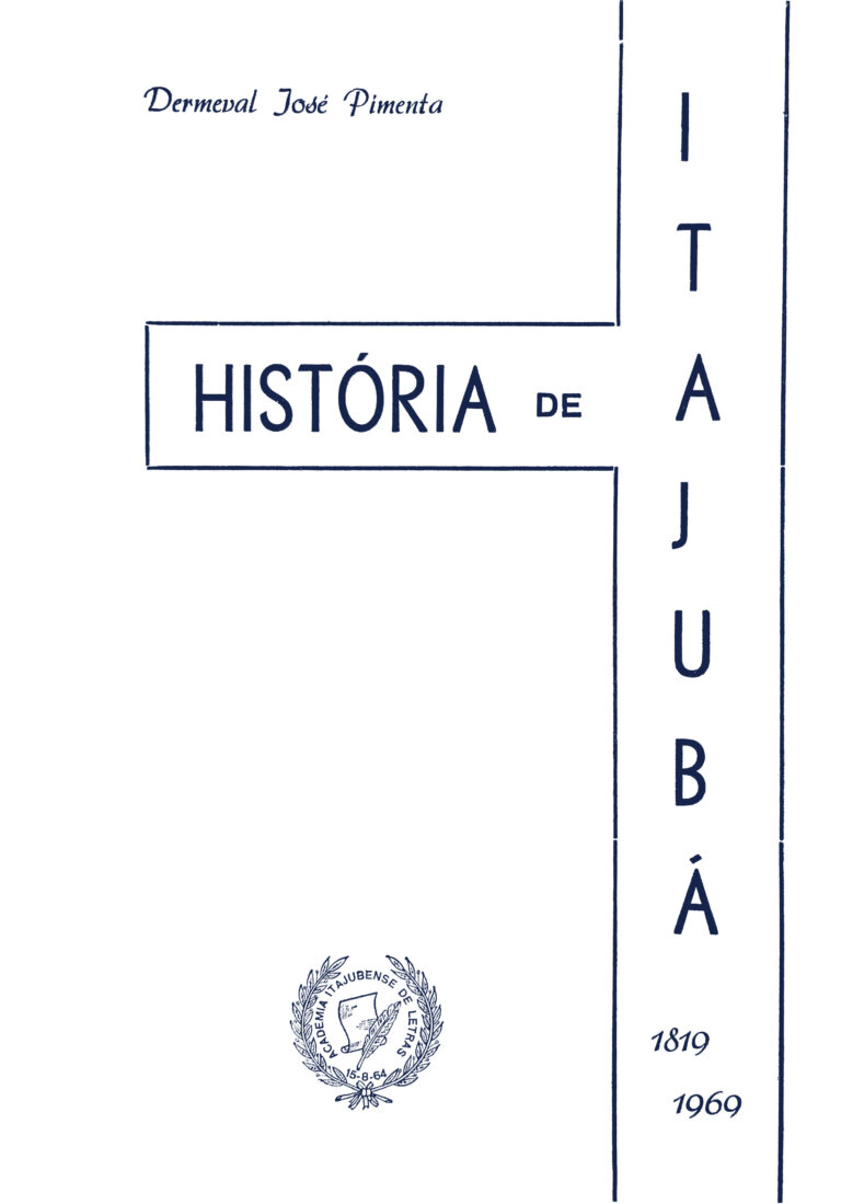 Capa do livro História de Itajubá 1819 1969 por Dermeval José Pimenta