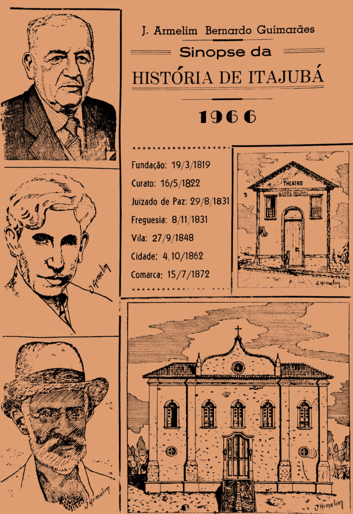 Capa do livro Sinopse da História de Itajubá 1966 de Armelim Guimarães